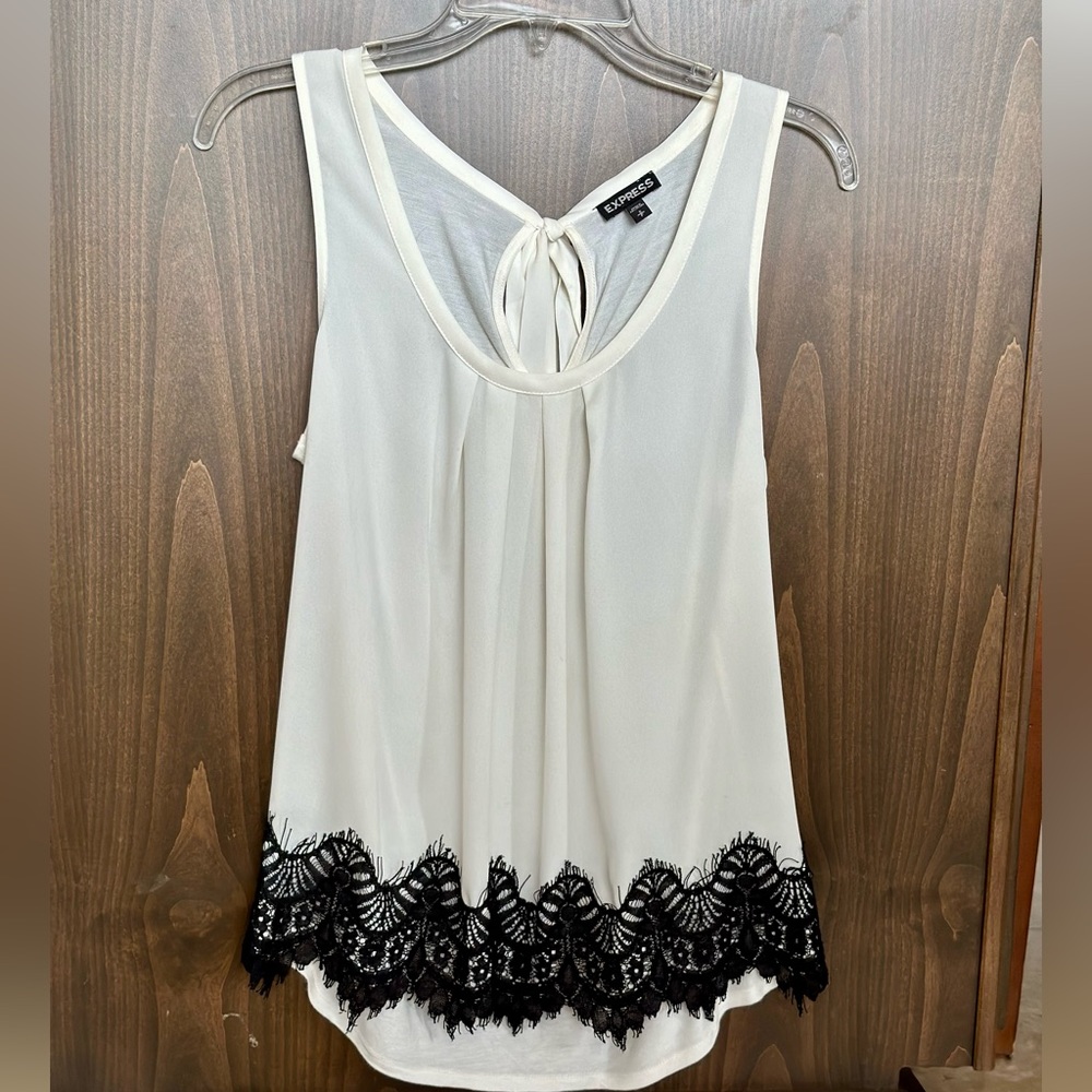 Express dressy tank. Gently used...like new condition.